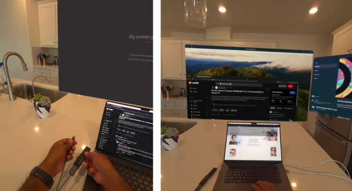 Quest Headsets Can Now Show Almost Any Device On A Giant Screen Via A Capture Card