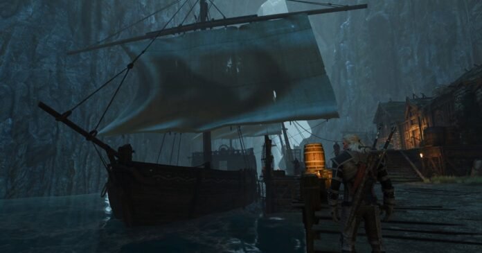 A new Witcher 3 mod lets Geralt get his Assassin's Creed Black Flag on and pilot a full-size ship that I'm dubbing 'The Jankdaw'