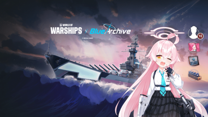 World of Warships Blue Archive Hoshino