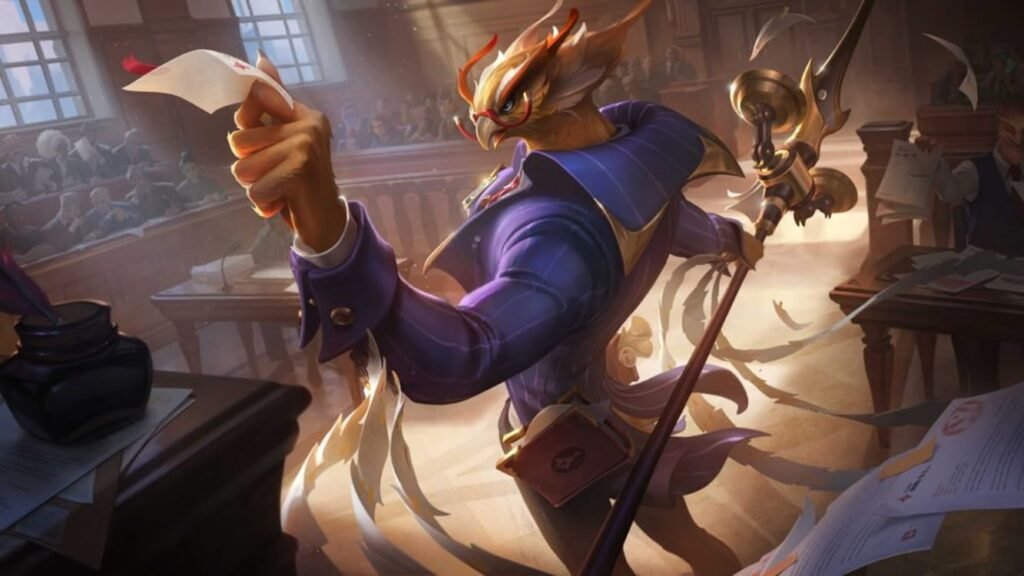 Riot teases upcoming LoL skin straight out of Ace Attorney, more 2024 Legendary and Prestige skins