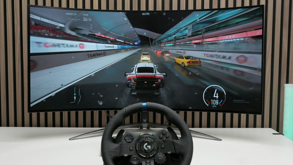 Acer Predator X45 review: The ultimate racing sim gaming monitor