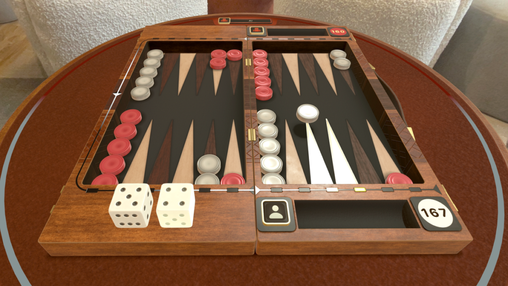 Backgammon Added To Game Room On Apple Vision Pro