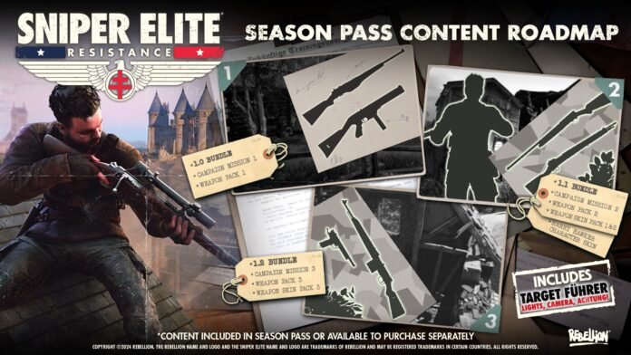 Sniper Elite Resistance roadmap