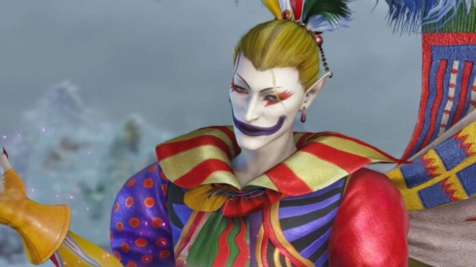 Cackling Court Mage Kefka FFVII Ever Crisis Fight Includes Classic Attacks