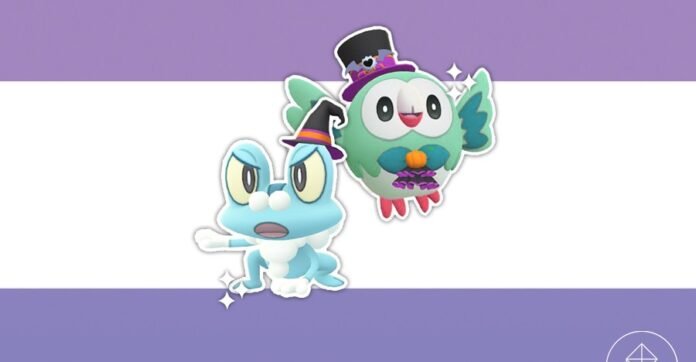 Can Halloween Froakie and Rowlet be shiny in Pokémon Go?