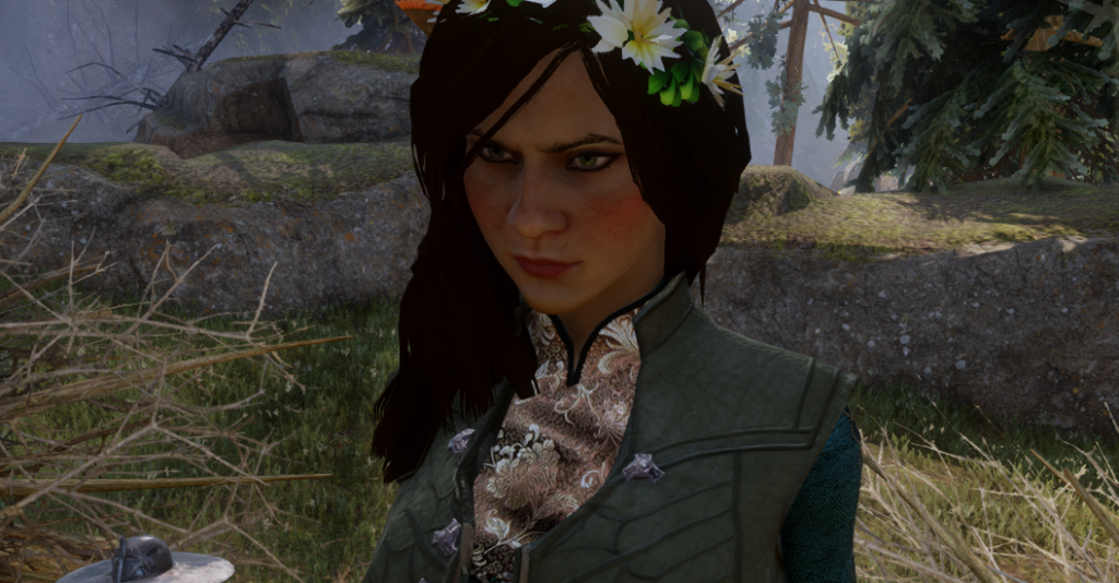 My Dragon Age: Inquisition replay is perfect now that I found this rare flower crown