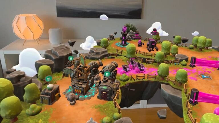 Gears &amp; Goo Is An Apple Vision Pro Tower Defence Game From Resolution Games