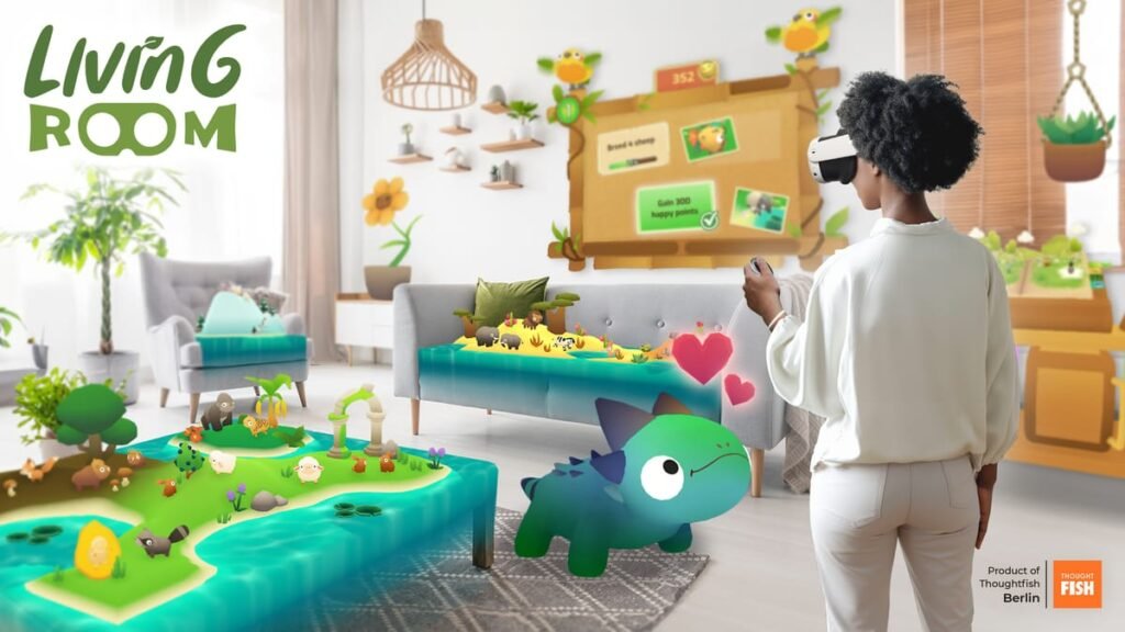 Life Finds A Way In Mixed Reality Wildlife Sanctuary Living Room