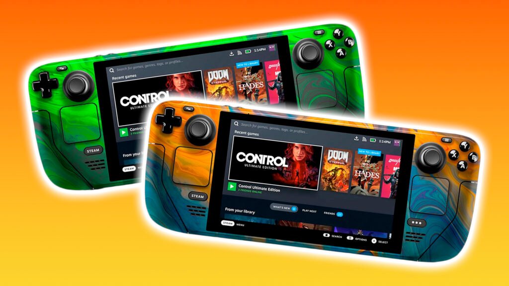 Razer’s new Steam Deck skins bring an acid funk look to Valve gaming handheld