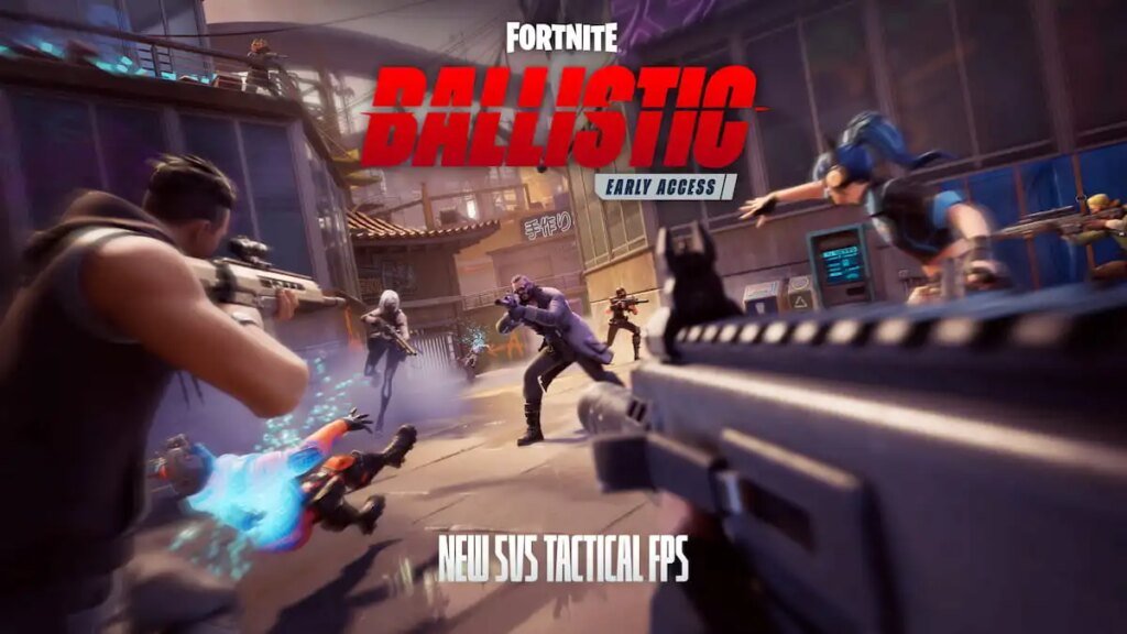 Picture showing the Ballistic mode cover art in Fortnite.